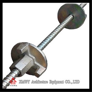 Construction Material Scaffolding Formwork Concrete Wall Metal Tie Rod With Wing Nut