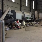 Continuous waste carbonization stove grass shrubs carbonization plant
