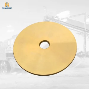 Copper fittings of crusher with excellent performance and wear resistance bronze round plate