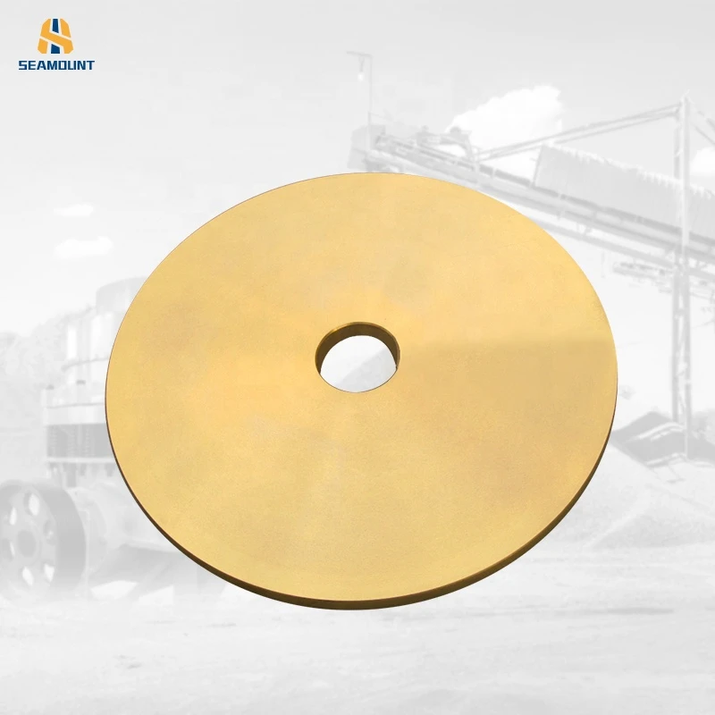 Copper fittings of crusher with excellent performance and wear resistance bronze round plate