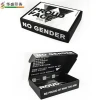 Corrugated box/Matt black foldable packaging shipping boxes with handle