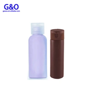 cosmetic pet plastic flip top cap packaging bottles for lotion flip top cap for shampoo bottle luxury shampoo bottle packaging