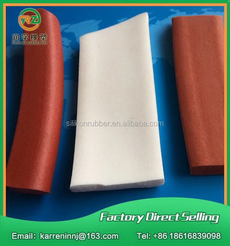 Cost-effective household silicone foam cord rectangular profile