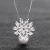 Import Costume Jewelry Sterling Silver Jewelry Snowflake Pendants Custom Necklace from China