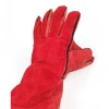 Cow Leather Heat Insulation Anti Sparks Breathable Mig Weld Leather Safety Glove Cowhide
