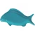 Import Creative color glaze ceramic fish dish household 14-inch 16-inch ceramic INS solid color Western food from China