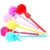 Import Creative Fluffy ballpoint Pens Black Ink Ball Pen set Pom Pom Ball Pendant Rollerball Pens (Random Color) from China