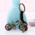Import Creative Key Chain Men&#39;s and Women&#39;s Leather Pendant Small Gift Alloy Bicycle Retro Woven Leather Key Chain from China
