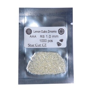 Cubic Zircon Light Color Diamond Round Cut Loose Gemstone Synthetic CZ