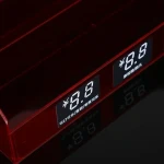 Custom acrylic display rack supermarket beverage display rack
