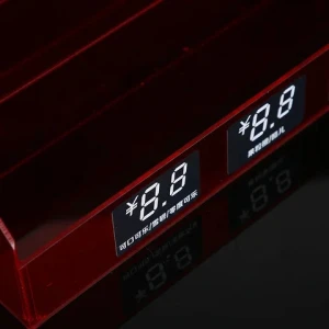 Custom acrylic display rack supermarket beverage display rack