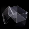 Custom Clear Mini Sneaker Box Stackable Acrylic Shoe Storage Box Display Case Drop Front Drawer Plastic Shoe Storage Containers