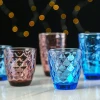 Custom Crystal Fancy Sublimation Drinking Glasses Dinnerware Sets Cups
