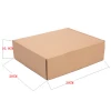 custom eco bio-degradable corrugated brown kraft paper cardboard packaging  box