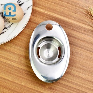 Custom Egg Separator Stainless Steel Baking Accessories Egg White Yolk Filter Egg Divider Tools Kitchen Gadget