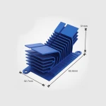 Custom Extruded Aluminum Rivet Heat Sink Chip CPU GPU VGA RAM IC Passive Radiator Aluminum Cooler Video Card Heatsink