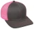 Import custom Hip-hop flat brim hat black plain snapbacks caps and hats mesh trucker hats / caps from China
