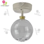 Custom Kids Children Modern Plastic Led Locker Chandelier Pendant Light with Shinning iridescent PVC shade