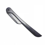 Custom Logo ABS Folding Foldable Black Women Men Eyebrow Tweezers