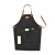 Import custom logo artist coffee  kitchen bib denim leather apron from China