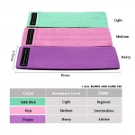 Custom Logo Natural Latex Resistance Bands Set Fitness Exercise Strength Training Band Squat Elastic Ring Bandas De Resistencia