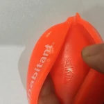 Custom Logo Print PVC Squeeze Rubber Change coin Purse