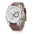 Import Custom Logo Quartz Mechanical Watches Mens Leather Band Wristwatch from China