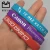 Import Custom promotional silicone rubber bracelet/bracelets of silicon from China