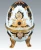 Import Customized Ceramics Jewelry Box Egg Shaped Porcelain Jewelry Trinket Jars With Gold Metal Band For Decor Jewelry Storage from China