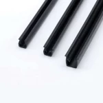 Customized Shape plastic cover strip pvc seal profile Color rubber seal t slot cover aluminum