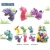 Import Cute soft plastic cartoon animal toys set for kids from China