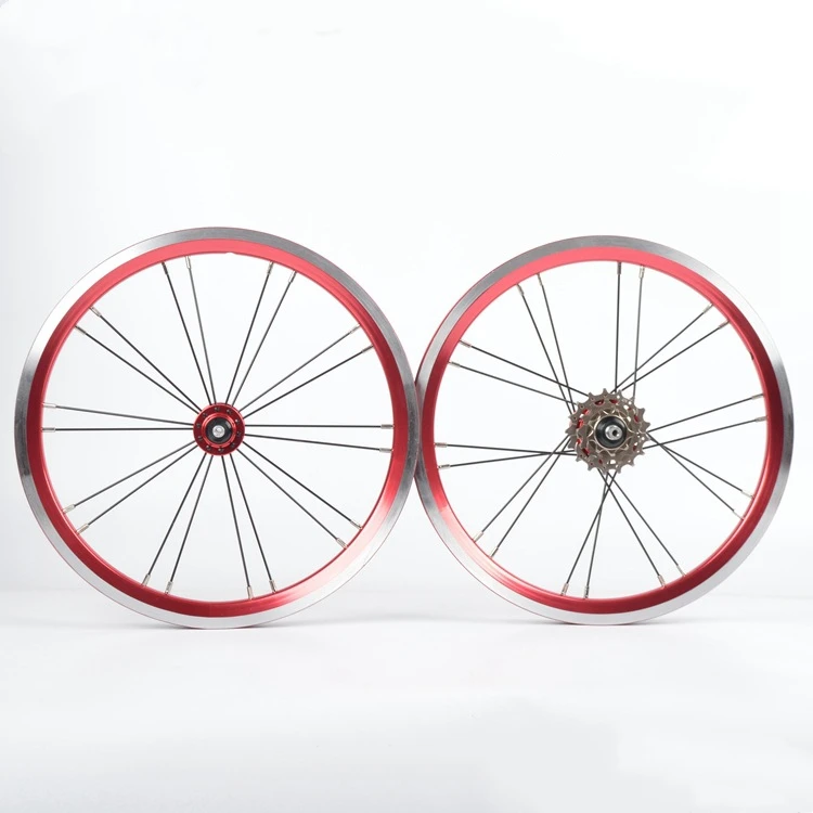 Dahon Fnhon 14 inch 16 inch refitting 412 folding 3 speed bicycle wheel set outside the bike to gift flywheel