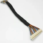 Daily industrial accessories wire harness Wholesale custom automotive wire harness assembly 30 51 pin LVDS cable for monitor