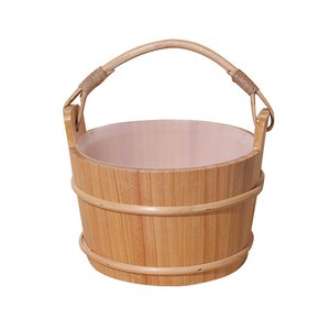 Davey sauna room accessories/wooden bucket
