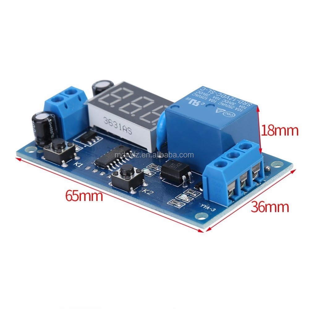 Buy Dc 12v Infinite Cycle Delay Timing Timer Relay On Off Switch Loop ...