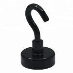 Decorative Magnetic Hook Household sundries D25mm Fridge Magnets With Hooks Colorful Ndfeb Pot Magnet