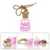 Decorative manufacturer made 10ml honeycomb shaped glass perfume bottle with atomizer bulb car oil diffuser