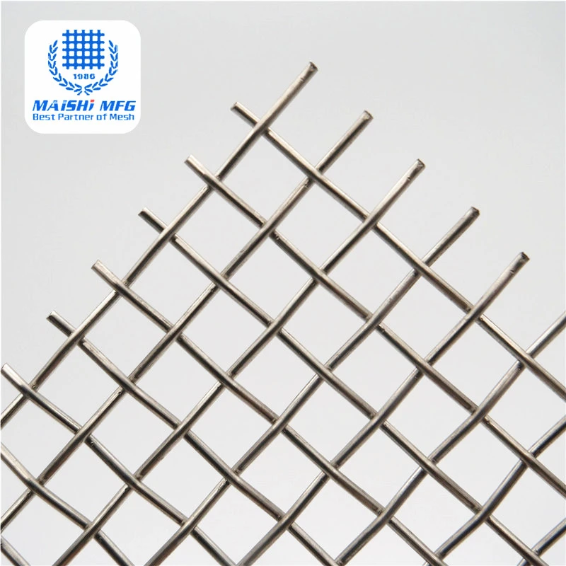 Decorative stainless steel single crimped wire mesh