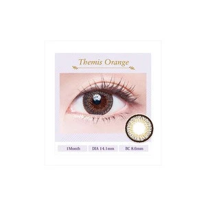 Deesse Monthly 38% Soft Color Contact Lenses | THEMIS BROWN | Wholesale | Nice Quality | Factory Price | 1 piece