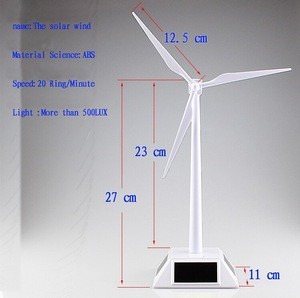 Desktop Manual Solar Wind Turbine,Solar Powered Windmill