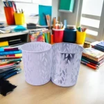 Desktop Storage Pencil Card Metal Box Container For Stationery Desk Office Supplies Table Flower Arrangement Container