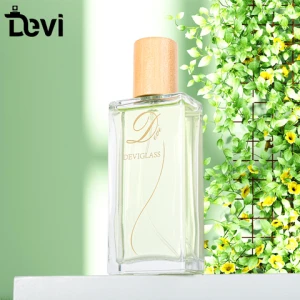 Devi Wholesales oem/odm luxury fancy square perfume bottles 10ml 15ml 30ml 50ml 100ml empty perfume glass  bottles for sale