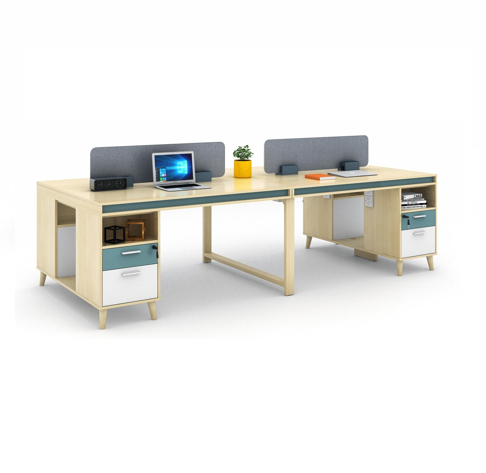 Dious luxury sit stand desk portable workstation furniture monitoring workstation