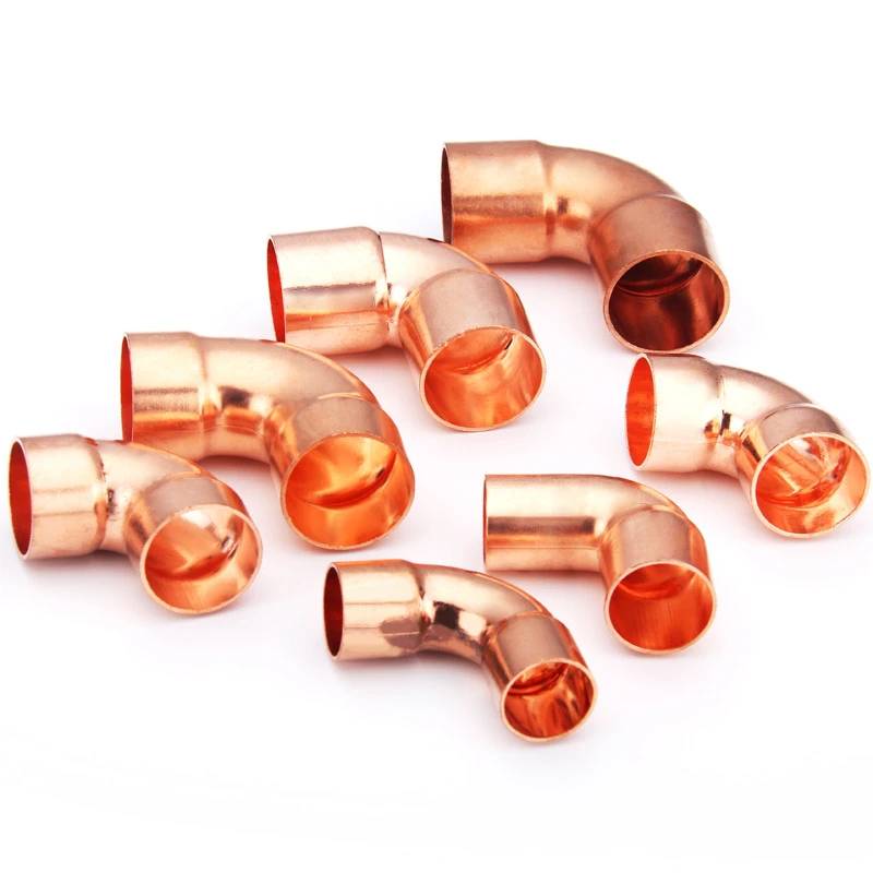 direct buy china factory all sizes copper pipe fitting connectors Bend / Elbow