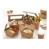 Disposable printing foldable take away chinese food packing box,food packaging box,free samples
