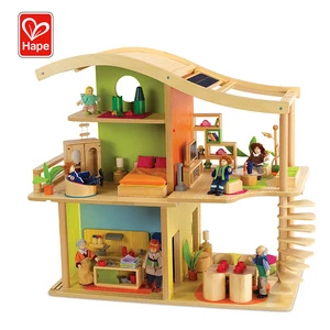 Diy dollhouse wooden house toy,miniature dollhouse