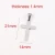 Import DIY Jewelry 14*21 15*30mm Stainless Steel Mirror Polished Cross Pendant Charms from China