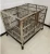 Import Double Doors Folding Dog Cages Stainless Steel  Dog Folding Cages with Feeding Doors Foldable Metal Dog Kennels from China