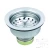 Import Drain Filtering Multi-level Kitchen Ring Rubber Sealed Garbage Vegetable Stainless Quality Sieve Drain Filter Sink Drain from China