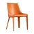 Import Dreamhause Italian Minimalist Orange Full Leather Art Dining Chairs Designer Restaurant Cafe Hotel Saddle Leather Armchairs from China